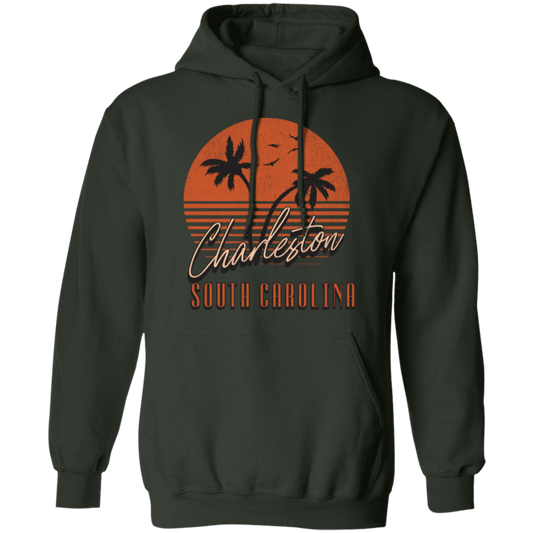 Charleston, South Carolina Classic Retro Pullover Hoodie